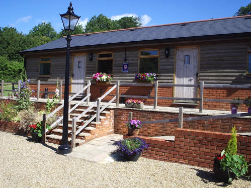 Hazelwood Lodges-outside view, sunny day